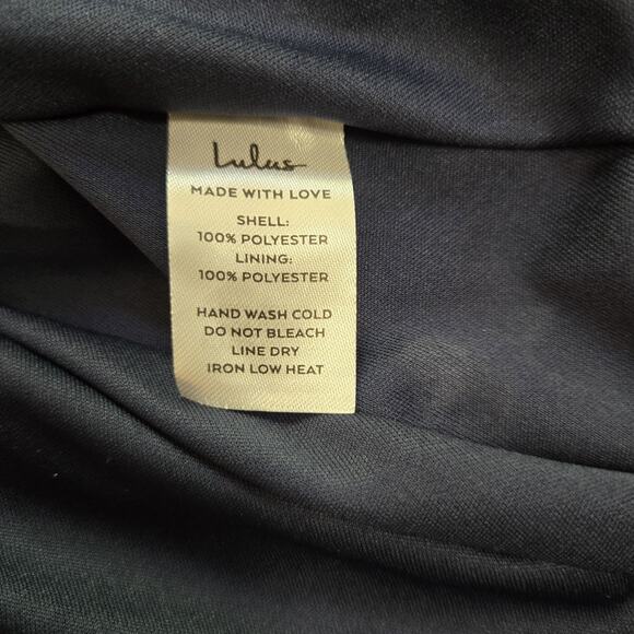 Lulus Floral Dress Smocked Short Sheer Long‎ Sleeve Sz S **Read Description** - Picture 6 of 6